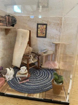 Room Box - Cottage Reading Corner - Image 1 of 4