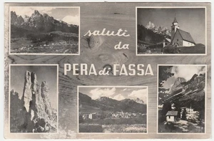 PERA DI FASSA - TRENTO - SALUTI DA - VEDUTINE - VIAGG. 1967 -31705- - Foto 1 di 1