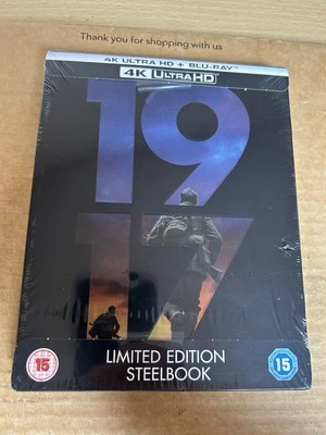 1917 (2019) Rare UK 4K UHD Blu Ray Steelbook NEW & SEALED - Sam Mendes War - Image 1 of 4