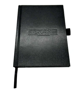 📓  Texas Peak Performance Journal Book, Black w/ Ribbon Bookmark, Pen Holder - Imagen 1 de 14