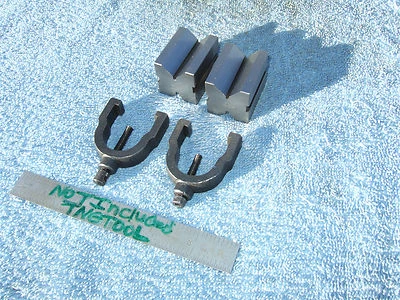 LUFKIN No.905 V-BLOCKS GROUND MATCHED #820 TOOLMAKER VINTAGE 278 750 V-BLOCKS - Image 1 of 4