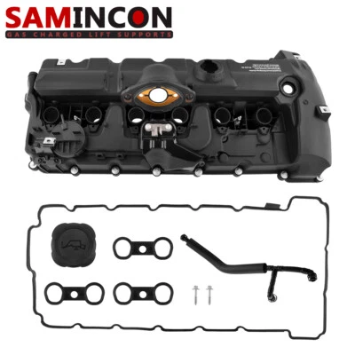 Cubierta de válvula de motor con junta y pernos para BMW 128i 328i 528i X3 X5 Z4 11127552281 Foto 1 de 4