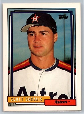 1992 Topps Scott Servais Rookie Houston Astros RC #437 - Image 1 of 2