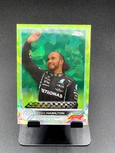 2022 Topps Chrome Formula 1 F1 Sapphire Chartreuse Lewis Hamilton /199 #165 - Picture 1 of 2