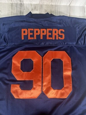 Camiseta cosida Reebok Onfield NFL Chicago Bears Julius Peppers #90 talla 54 2X Foto 1 de 4
