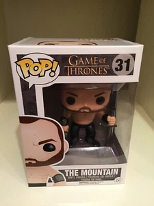 THE MOUNTAIN GREGOR CLEGANE FUNKO POP JUEGO DE TRONOS #31 ESTÁ ABOVEDADO - Imagen 1 de 6