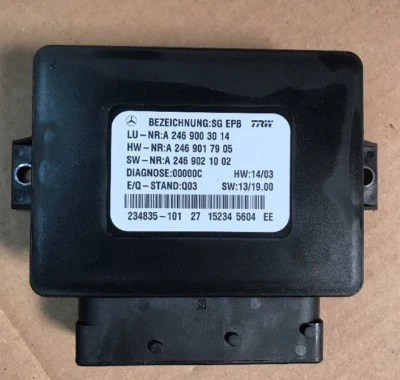 2016 Mercedes-Benz GL450 PARKING BRAKE CONTROL MODULE A 246 900 30 14 - Image 1 of 4