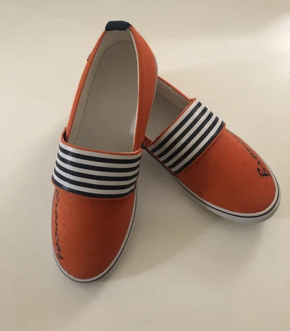 Denver Broncos Womens Sneakers 9.5 New in Box NFL Adjustable Strap Orange Blue Cover