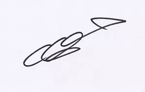 Cricket - Freddie Flintoff - Carta bianca firmata a mano 6x4 pollici - Inghilterra - COA - Foto 1 di 1