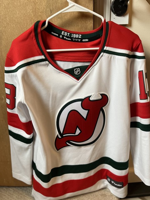 NHL Men's New Jersey Devils Jack Hughes #86 Breakaway Home Replica