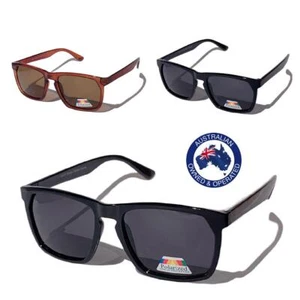 Mens Women's Polarised Driving Fishing Golf Square Polarized Sunglasses 687 - Picture 1 of 10