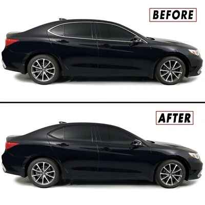 Chrome Delete Blackout Overlay for 2015-20 Acura TLX Window Trim  - Image 1 of 4