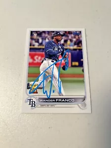 Wander Franco Signed Autographed 2022 Topps Series 1 #215 Rookie Card RC - Picture 1 of 1