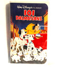 101 Dalmatians VHS 1992 Walt Disney Animation Movie Black Diamond Classics & Box