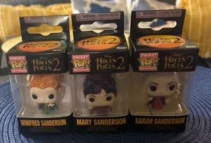 Hocus Pocus 2 - Funko Pop Pocket Keychains - Sanderson Sisters Set of 3-NEW! - Picture 1 of 5