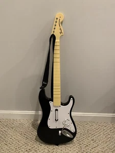 Fender Stratocaster Harmonix Guitar RockBand Nintendo Wii No Dongle Model 19091 - Picture 1 of 10