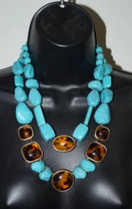 Chico’s  Jasmine Double Strand Necklace - Picture 1 of 3