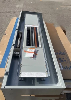 400 AMP Panelboard Main Lugs 208/120V 3 PHase 42 cir AL W/ Cover & Lugs & Box UL - Image 1 of 4