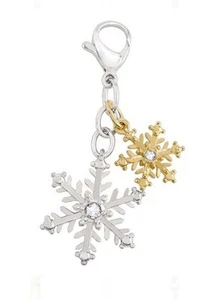 Búho Origami NUEVO Swarovski Copo de Nieve Cuelga Dije Joyería Collar Pulseras - Imagen 1 de 9