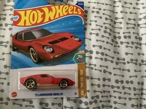 Hot Wheels ‘71 Lamborghini Maura SV (Track Stars) 202/250 HCV34 - Picture 1 of 3