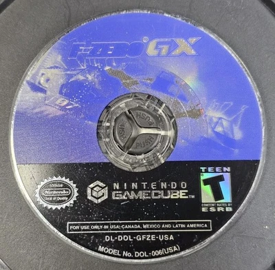 F-Zero GX (Nintendo GameCube, 2003) solo disco, probado, disco limpio Foto 1 de 4