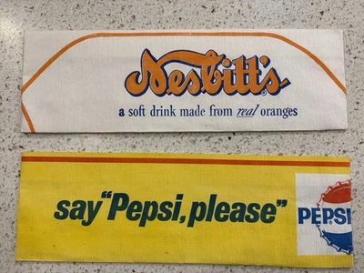 Две винтажные бумажные шляпы Soda Jerk — Pepsi и Nesbitt's Orange — новые из старых запасов - Изображение 1 из 4