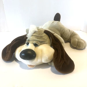 VTG 1985 Blue Box Toy Factory Basset Hound Puppy Dog 15” Plush Stuffed Animal - Picture 1 of 9