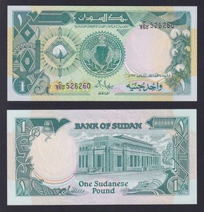 Banknote Sudan 1 Pfund 1987 P.-39 FDS/UNC - Bild 1 von 1
