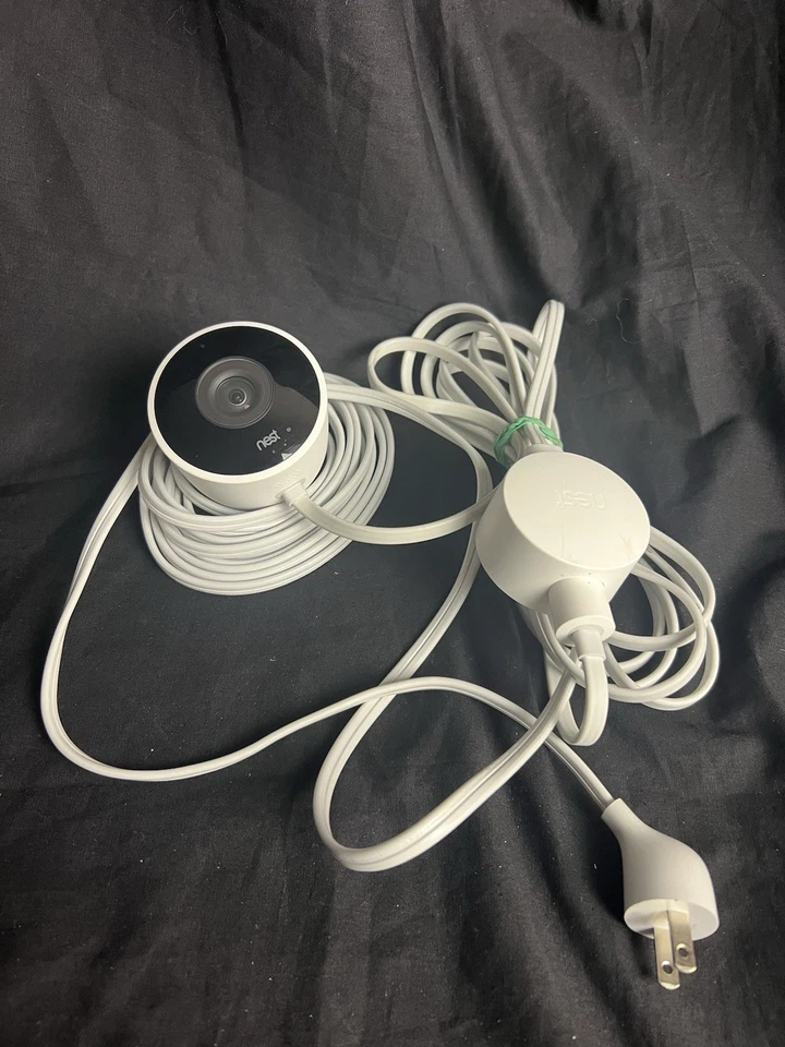 Google Nest Cam Outdoor 1st Gen A0033 White Classic Smart HD Security Camera - Image 1 of 4