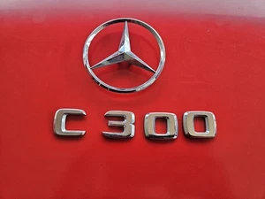 ☄️ 08 09 10 11 12 13 14 MERCEDES C300 SEDAN REAR Trunk EMBLEM LOGO BADGE SIGN - Bild 1 von 3