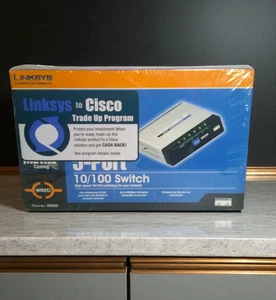CISCO LINKSYS 5-Port Ethernet Switch SD205 10/100 Brand NEW SEALED - Picture 1 of 9