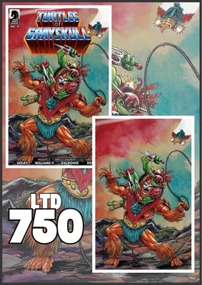 Masters of the Universe/TMNT: Turtles of Grayskull #4 Rooth Exclusive Set 🔥