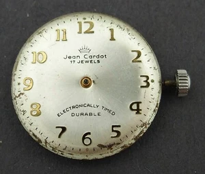 Vintage Watch Movement for Parts or Repair - Jean Cardot 17J - Picture 1 of 2