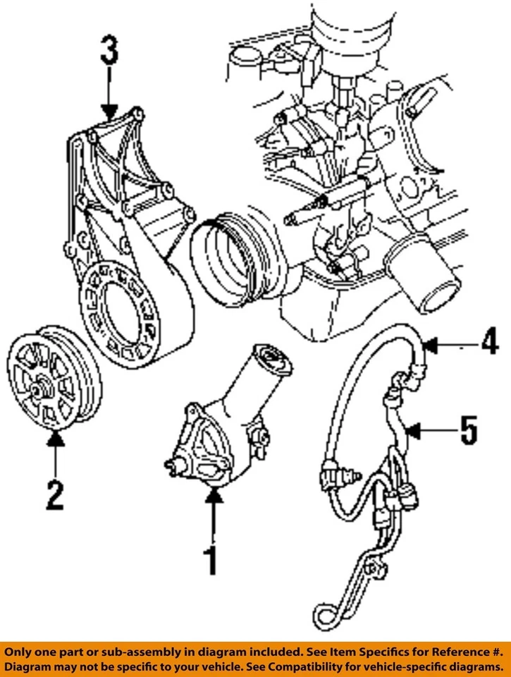 Bomba de dirección asistida usada se adapta a: Ford Bronco 1986 grado A Foto 1 de 2