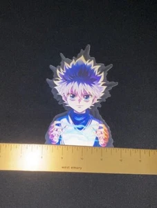 Hunter x Hunter Killua 3D Lenticular Anime Motion Car Sticker Decal Peeker - Picture 1 of 3