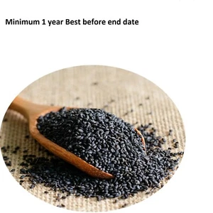 Pure BASIL SEEDS Sabja, Sabza,Tukmaria,Tulsi High Quality 200g Free UK P&P - Picture 1 of 1