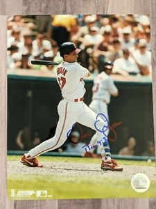 Travis Fryman Signed 8x10 Photo File COA Cleveland Indians Tigers Bible Verse - Picture 1 of 1