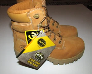 NEW OLIVER AT'S MENS VERY TOUGH WHEAT LEATHER BOOTS AUS 7 .5 FREE POSTAGE - Picture 1 of 5
