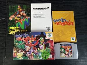 Banjo-Kazooie for Nintendo 64 N64 Complete In Box CIB Great Shape PU - Picture 1 of 6