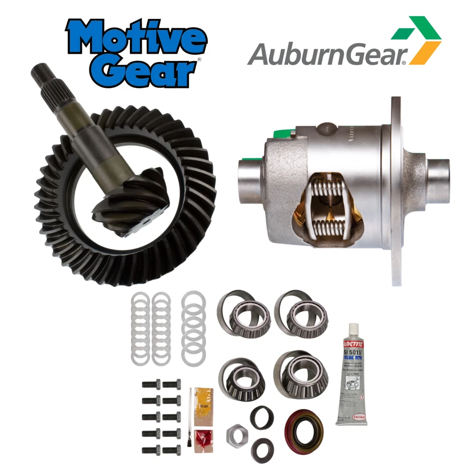 Camaro/Firebird GM 1988-1998 7,5" castaño rojizo Posi, piñón de anillo 3,73 + kit de rodamientos Foto 1 de 1