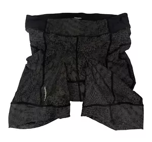 Louis Garneau Women's Neo Power Art Motion 7 Shorts Black Stripes 1850616 - Picture 1 of 6