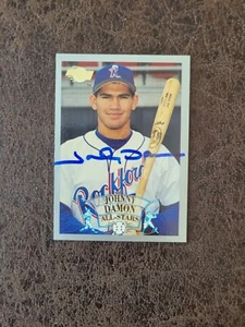 1993 Fleer rookie Johnny Damon #6 - Kansas City Royals - Autographed! - Picture 1 of 2