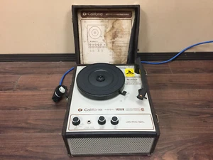 Vintage Califone 1420K Phono Solid State Record Player trabajando algunos problemas - Imagen 1 de 19