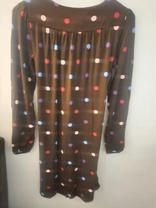 talbots brown polka dot dress girls - Picture 1 of 4