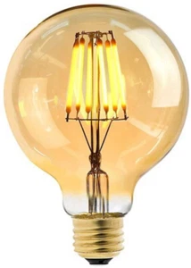 Purelume™ LED Edison Vintage Master-Globe Lampadina (7W, E27, 95mm, 220V) Retro  - Foto 1 di 1