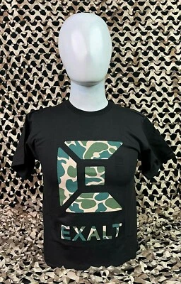 NUEVA Camiseta de Paintball Exalt Old School Camuflada - Negra - Pequeña Foto 1 de 4