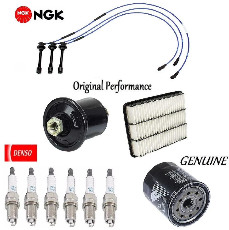 Kit de puesta a punto filtros de combustible de aceite de aire tapones de cable para Toyota Tundra V6; 3,4 L 2000-2003 Foto 1 de 1