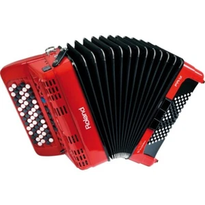 Roland FR-1XB RD V-Accordion Button Keyboard Type Red Built-in Amp and Speaker - Picture 1 of 10