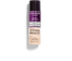 COVERGIRL Simply Ageless 3-in-1 Liquid Foundation - Creamy Natural 220 - Picture 1 of 11