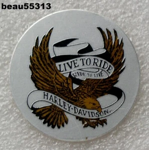 ⭐HARLEY DAVIDSON "LIVE TO RIDE TO LIVE" PALO DE ACEITE DIP DOT - Imagen 1 de 1